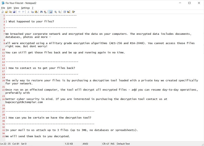 SNAKE Ransomware: Η νέα απειλή για τα εταιρικά δίκτυα 4 SNAKE Ransomware: Η νέα απειλή για τα εταιρικά δίκτυα