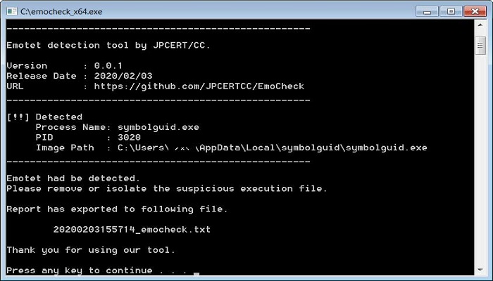 New EmoCheck tool checks if you're infected with the Emotet trojan