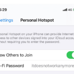 Apple: Λύνει ενοχλητικό σφάλμα στο iPhone hotspot; 1 Hotspot