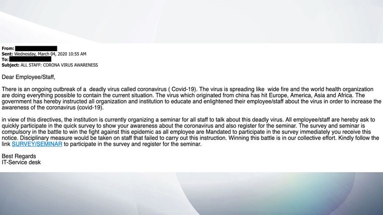 Κορωνοϊός: Hackers στέλνουν phishing emails σε επαγγελματίες υγείας 2 Κορωνοϊός: Hackers στέλνουν phishing emails σε επαγγελματίες υγείας