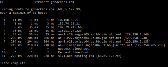 Ping Command: μπορεί να ανιχνεύσει λειτουργικά συστήματα 2 Ping Command: μπορεί να ανιχνεύσει λειτουργικά συστήματα