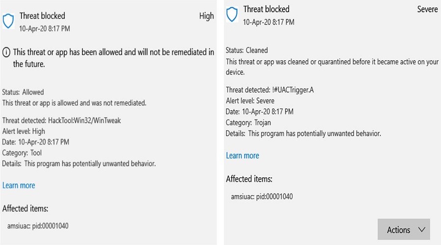 Windows Defender: Ανίχνευσε εσφαλμένα μια εφαρμογή ως HackTool 2 Windows Defender: Ανίχνευσε εσφαλμένα μια εφαρμογή ως HackTool