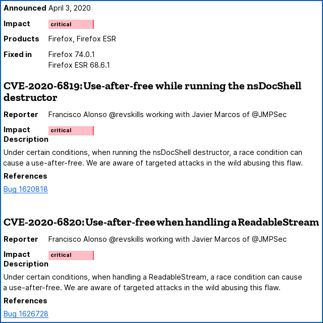 Firefox: Critical zero day vulnerability - Update immediately! 2 Firefox