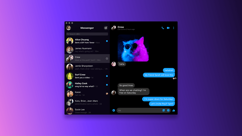 Facebook Messenger: Η desktop εφαρμογή είναι πλέον διαθέσιμη! 2 Facebook Messenger: Η desktop εφαρμογή είναι πλέον διαθέσιμη!
