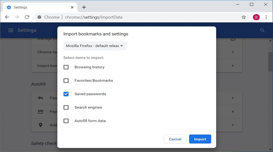 Google Chrome: Import, export and backup saved passwords 3 Google Chrome: Import, export and backup saved passwords