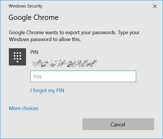 Google Chrome: Import, export and backup saved passwords 7 Google Chrome import
