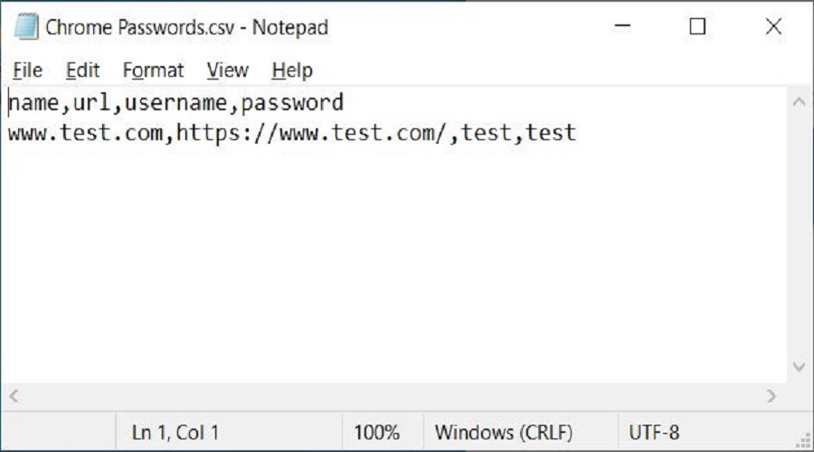 Google Chrome: Import, export and backup saved passwords 9 backup export