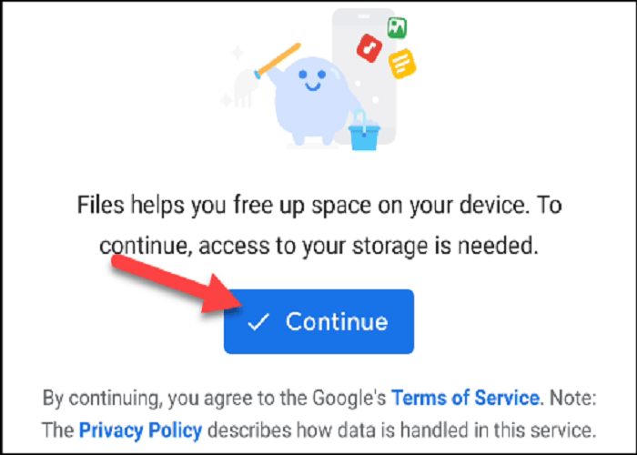Files της Google Android