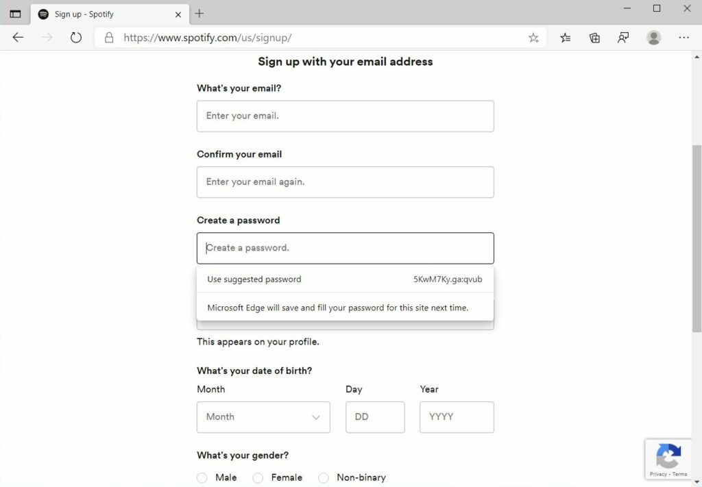 Ο Microsoft Edge αποκτά έναν ενσωματωμένο password generator