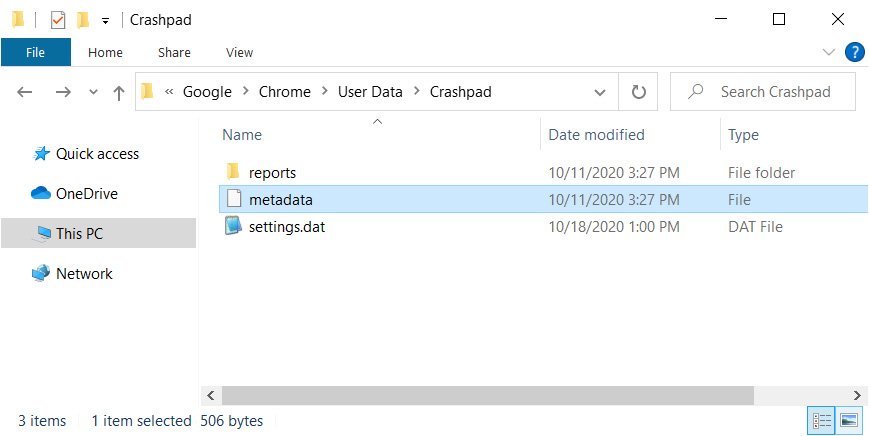 Google Chrome και Edge δημιουργούν τυχαία αρχεία καταγραφής debug.log 4 debug.log