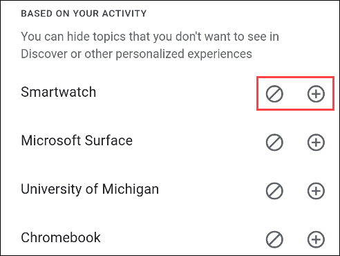 Google Discover Feed