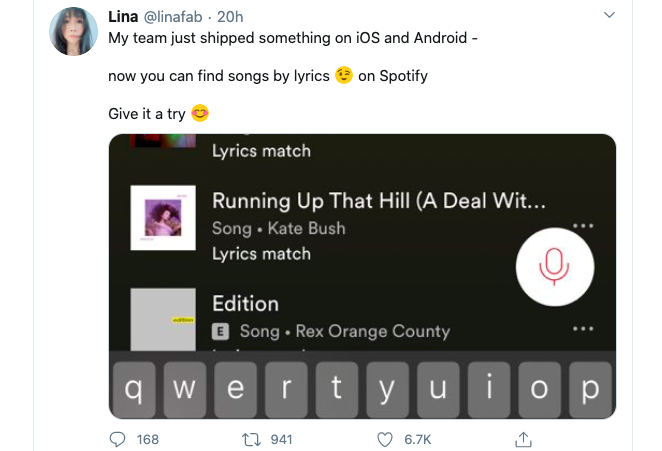 Spotify: Πλέον είναι δυνατή η αναζήτηση με στίχους! 1 Spotify: Πλέον είναι δυνατή η αναζήτηση με στίχους!