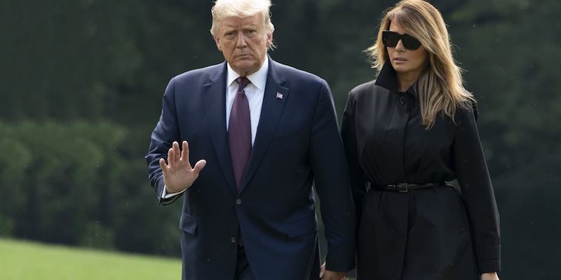 Trump: Posts wishing for the death of 1 are being removed Trump: COVID-19