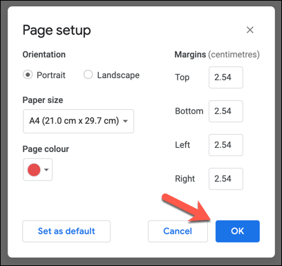 How to change page color in Google Docs 6 Google Docs