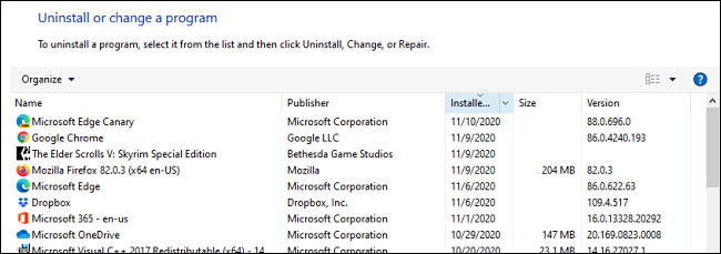 How to uninstall an application in Windows 10