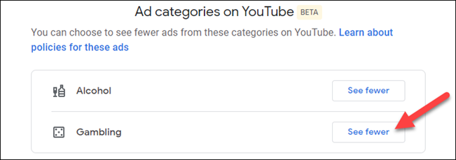 How to hide alcohol and gambling ads on YouTube 5 YouTube