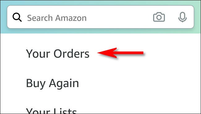 Πώς να βρείτε τις παραγγελίες σας στο Amazon app 4 Πώς να βρείτε τις παραγγελίες σας στο Amazon app