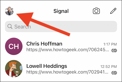 Signal: How to hide when someone is typing a message 4 Signal