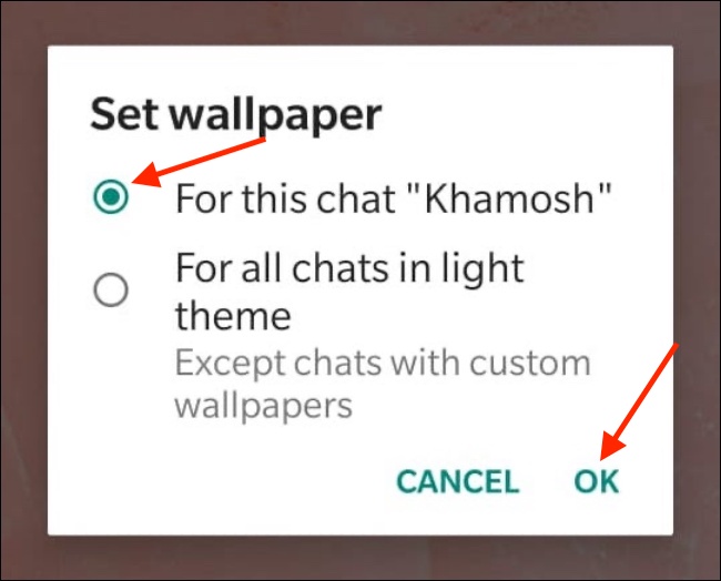 How to set your own wallpaper in WhatsApp chats 6 WhatsApp