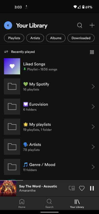 Spotify: Δοκιμάζει νέο UI βιβλιοθήκης και την κοινή χρήση των στίχων