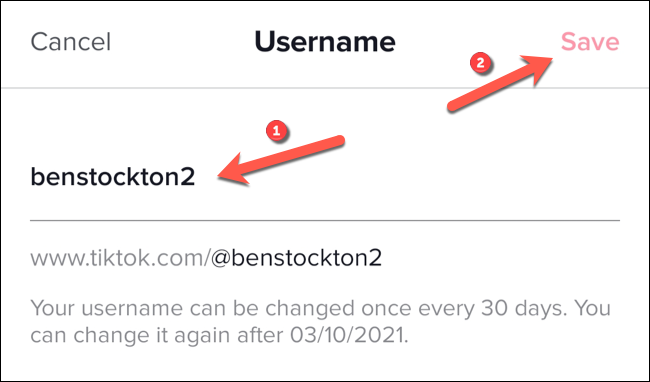 Πώς να αλλάξετε το username σας στο TikTok 5 tiktok