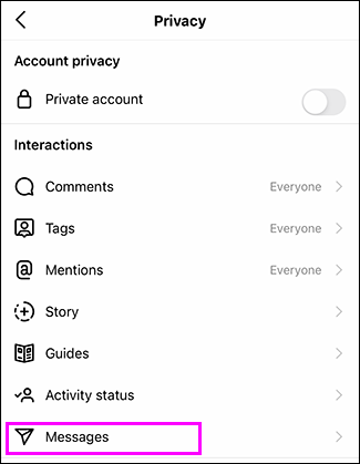 Instagram: Πως δεν θα σας προσθέτουν σε spam ομαδικές συνομιλίες 5 Instagram
