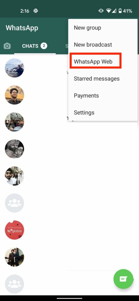 WhatsApp Desktop App: How to make voice/video calls