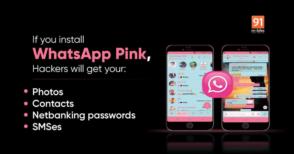 WhatsApp Pink malware: Automatically replies to your messages on Signal, Viber and other apps 2 WhatsApp Pink malware Signal Viber other apps