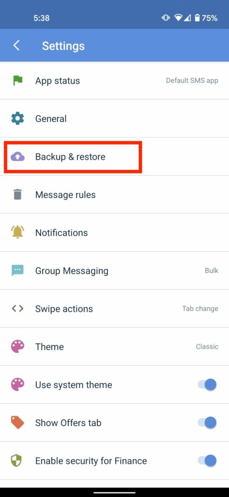 SMS Android: Πώς να δημιουργήσετε backups και να επαναφέρετε τα μηνύματά σας