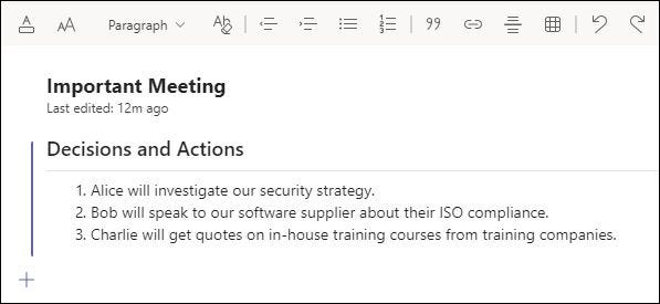 Microsoft Teams: What are meeting notes and how are they used?