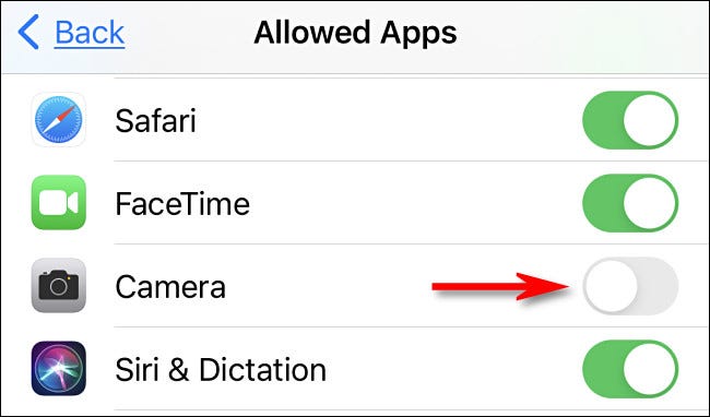 Πώς να απενεργοποιήσετε την κάμερα σε iPhone ή iPad 7 Πώς να απενεργοποιήσετε την κάμερα σε iPhone ή iPad