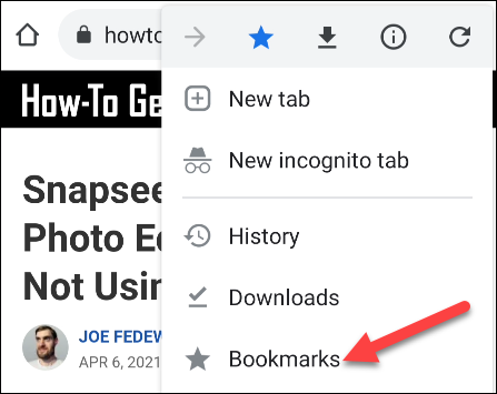 How to enable Google Chrome's "Reading List" on Android 10 Chrome