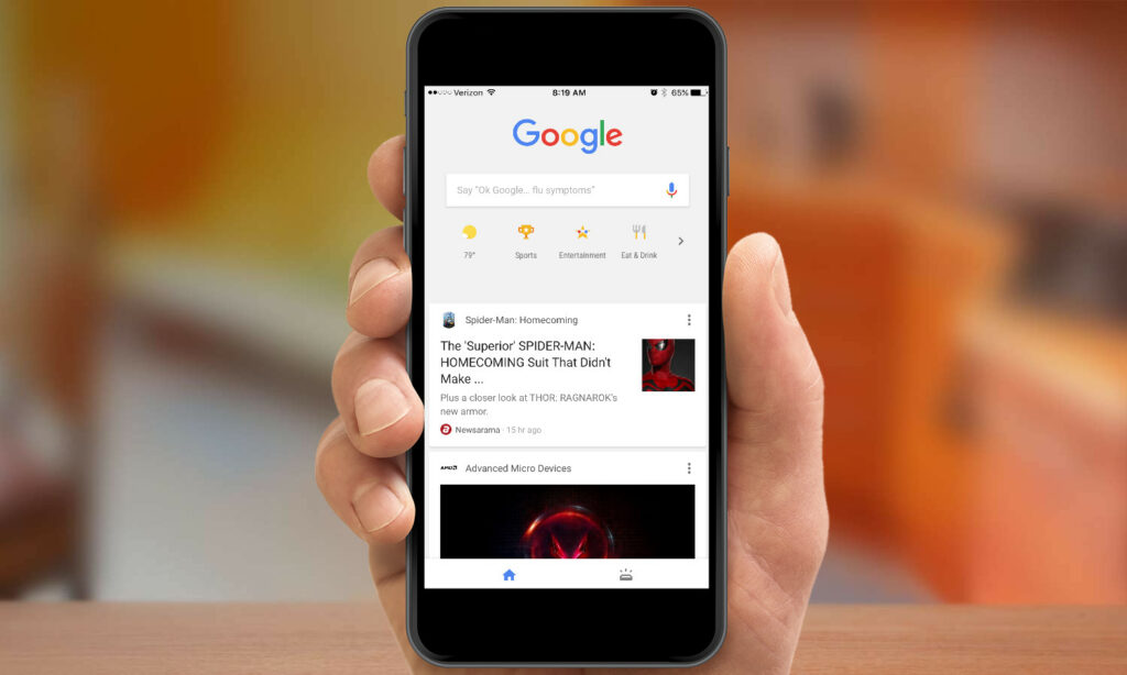 Google Feed supports Android 12's wallpaper-based theming system
