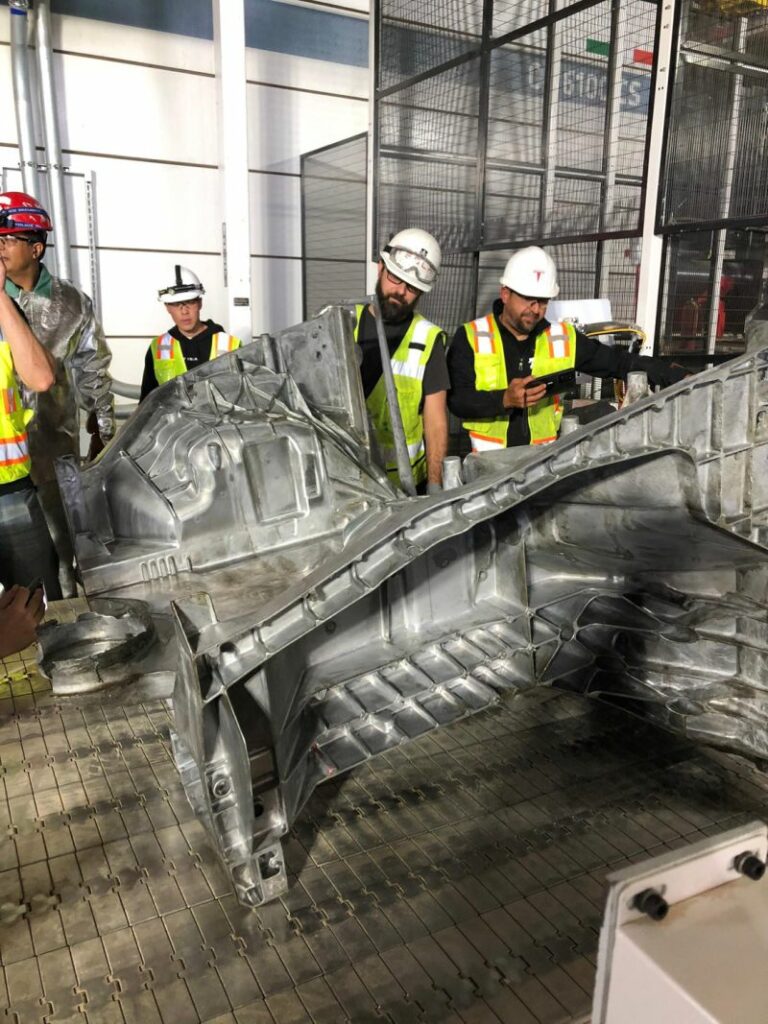 Tesla produces first megacast for Model Y at Gigafactory Texas 2 Tesla produces first megacast for Model Y at Gigafactory Texas
