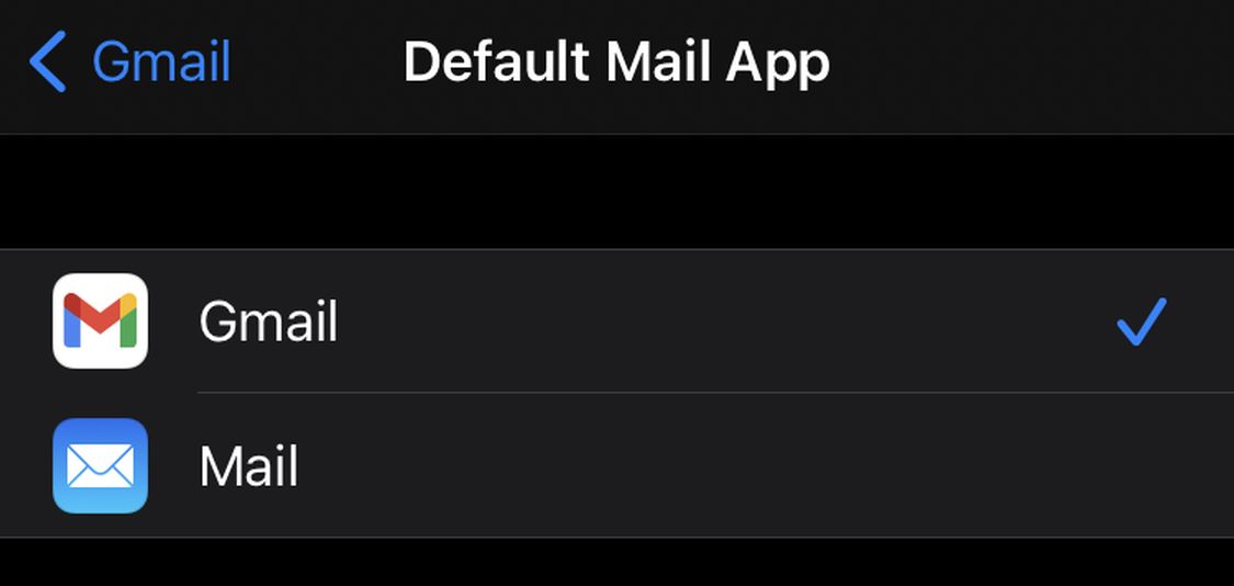 iPhone: Quickly and easily change the default email app 2 iPhone default email app