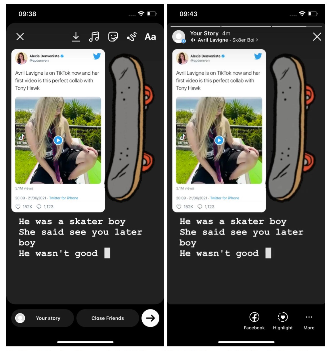 Twitter: Οι χρήστες iOS θα μπορούν να μοιράζονται tweets ως Instagram Stories 1 Twitter - χρήστες iOS - tweets Instagram Stories