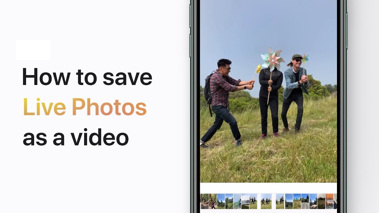 iPhone: How to save a live photo as a video 1 live photo video - iPhone