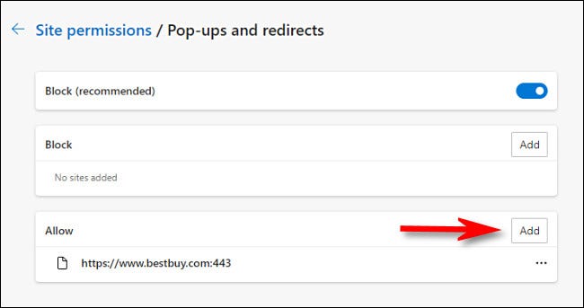 Πώς να επιτρέψετε τα pop-ups στον Microsoft Edge 7 Πώς να επιτρέψετε τα pop-ups στον Microsoft Edge