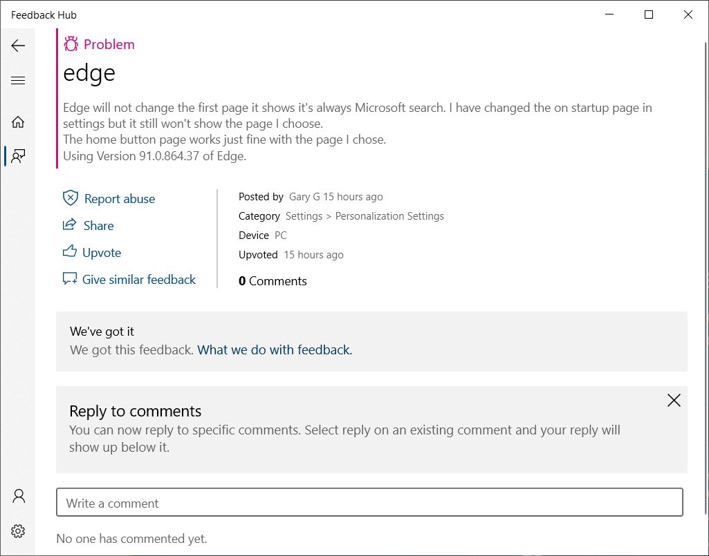 Ο Microsoft Edge 91 φέρνει νέα bugs και ενοχλητικά popup μηνύματα 3 Ο Microsoft Edge 91 φέρνει νέα bugs και ενοχλητικά popup μηνύματα