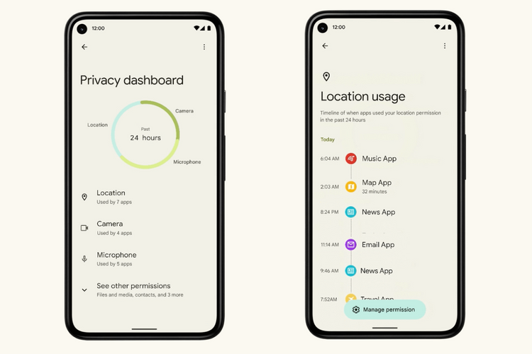 Πώς να αποκτήσετε το Android 12 Privacy Dashboard σε οποιοδήποτε τηλέφωνο 2 Android 12