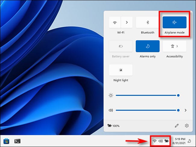 Windows 11: Πώς να ενεργοποιήσετε/απενεργοποιήσετε το airplane mode 2 Windows 11