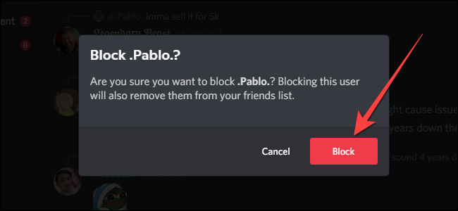 Discord: Πώς να αποκλείσετε ή να ξεμπλοκάρετε άτομα 5 Discord