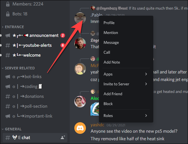 Discord: Πώς να αποκλείσετε ή να ξεμπλοκάρετε άτομα 3 Discord