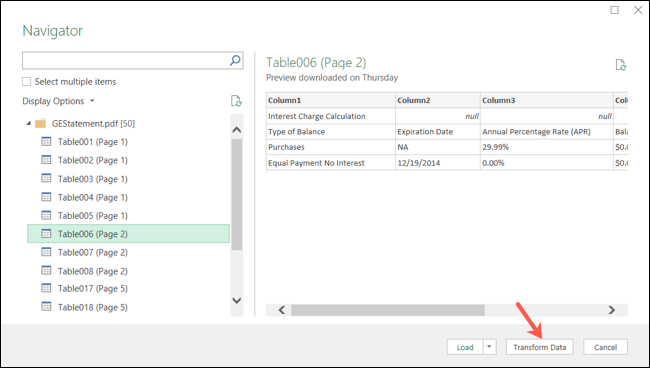 Πώς να εισάγετε δεδομένα από ένα PDF στο Microsoft Excel 8 PDF