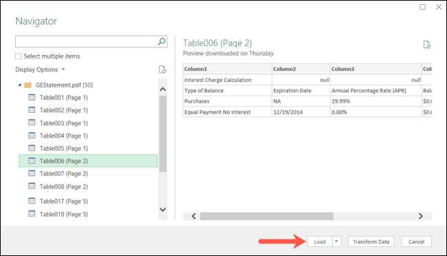 Πώς να εισάγετε δεδομένα από ένα PDF στο Microsoft Excel 4 PDF