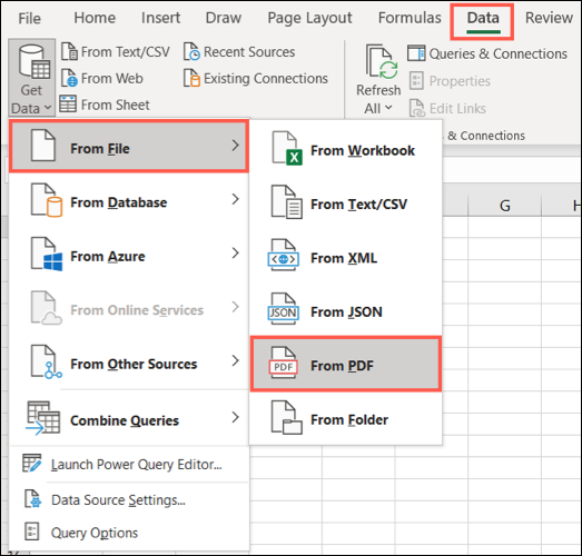Πώς να εισάγετε δεδομένα από ένα PDF στο Microsoft Excel 2 Πώς να εισάγετε δεδομένα από ένα PDF στο Microsoft Excel