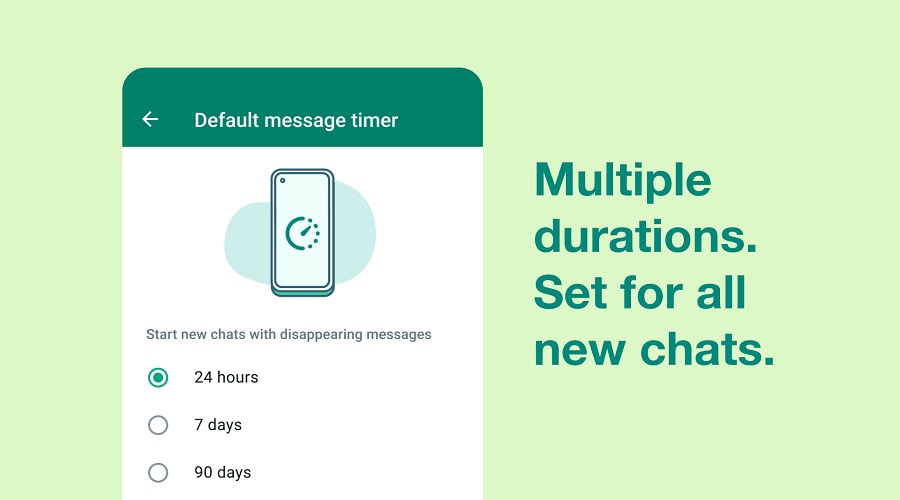 WhatsApp: Νέες δυνατότητες disappearing messages για ενίσχυση του απορρήτου 2 WhatsApp: Νέες δυνατότητες disappearing messages για ενίσχυση του απορρήτου