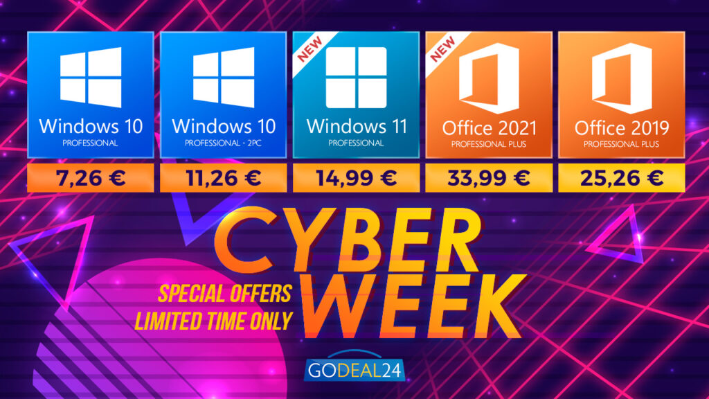 Cyber Monday 2021: Windows 10 Pro με μόλις 7€ και Windows 11 deals! 1 Cyber Monday 2021: Windows 10 Pro με μόλις 7€ και Windows 11 deals! Cyber Week 2021