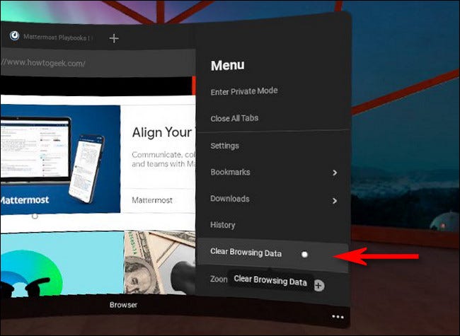 Oculus Quest 2: How to delete your browser history 4 Oculus Quest 2: How to delete your browser history