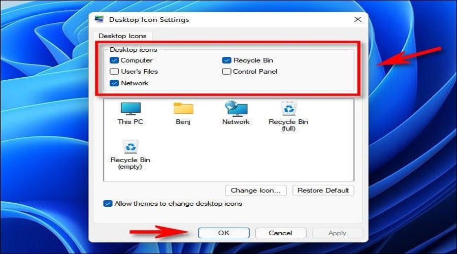 Windows 11 icons